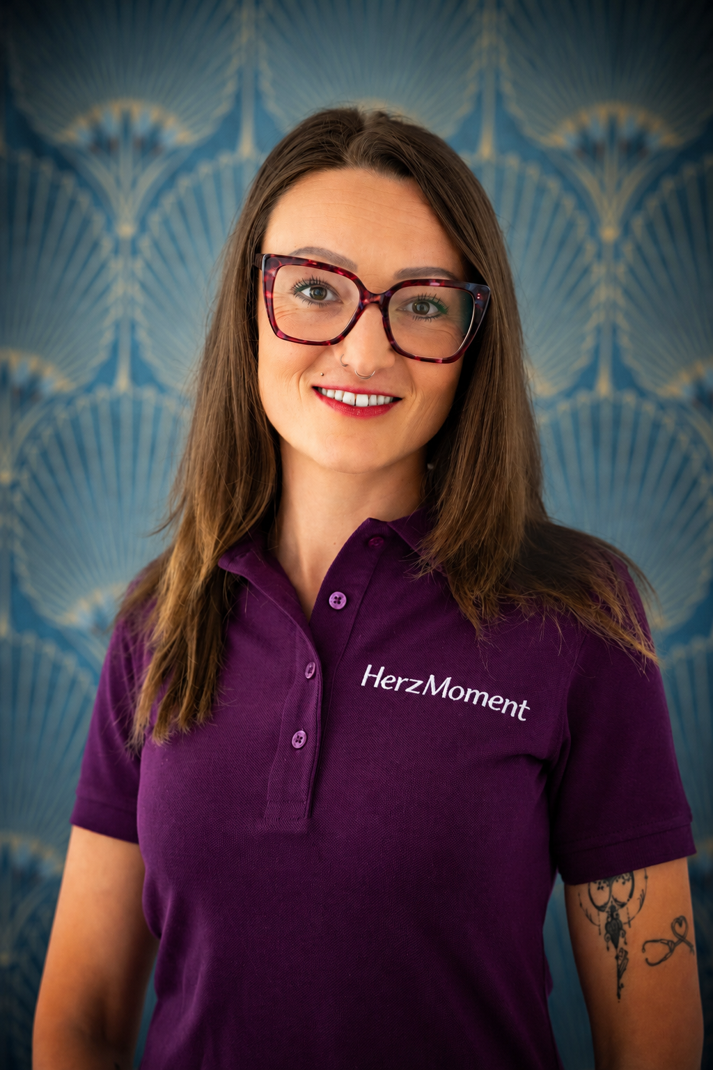 Porträt von Vanessa, Geschäftsführerin bei HerzMoment.