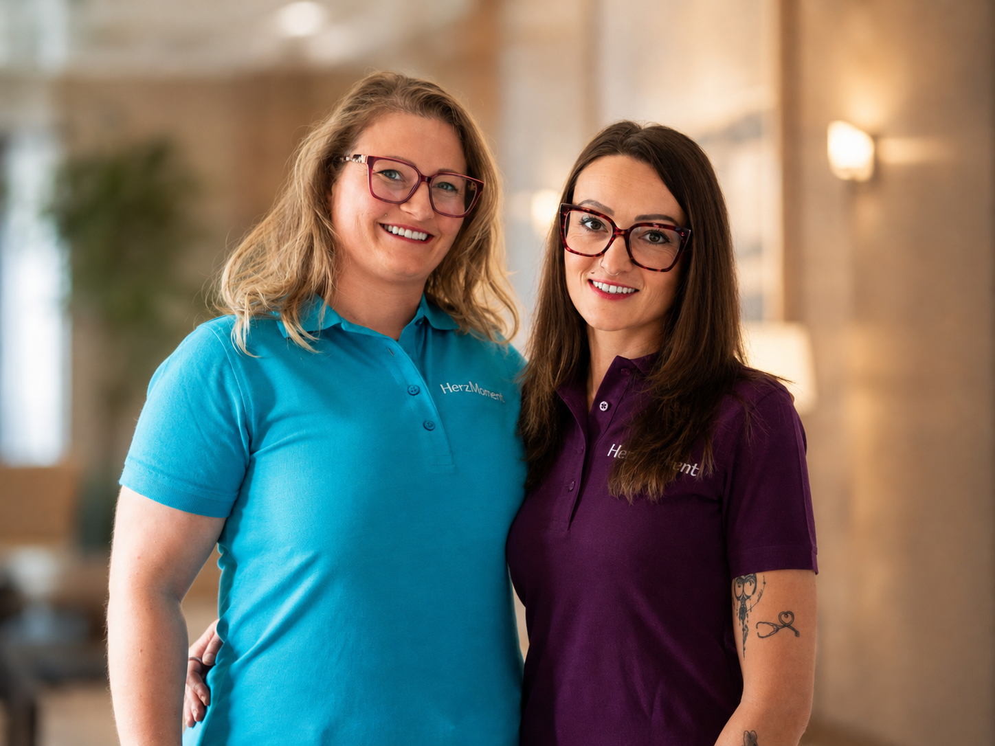 Sandra und Vanessa, die Geschäftsführerinnen von HerzMoment.